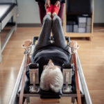 Private session with an elderly lady at Wilder Pilates